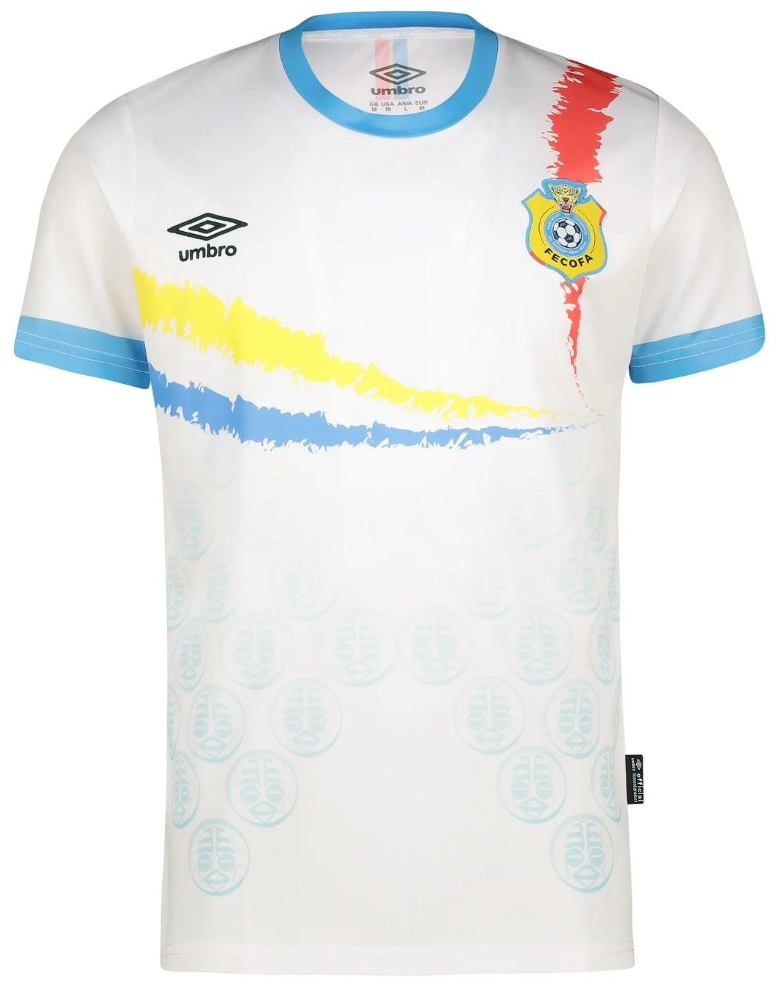 Camisa II Seleção da Republica Democratica do Congo 2023 2024 Umbro oficial 